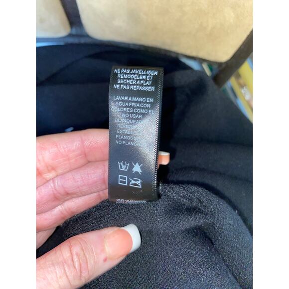 NWT $268 Black size Large Open Thick Heavy Long Sleeve Sweater with Pockets - Picture 9 of 12